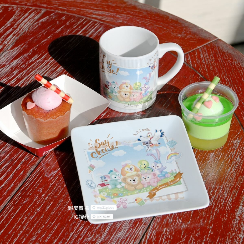 絕版 東京迪士尼海洋樂園 日本 2020 say cheese 達菲 雪莉玫 畫家貓 史黛拉 olu 陶瓷杯 馬克杯