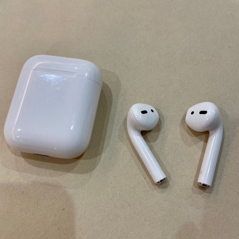 Airpods 2 2代 二代 蘋果 apple 藍牙耳機 耳機 無線耳機 二手 女用