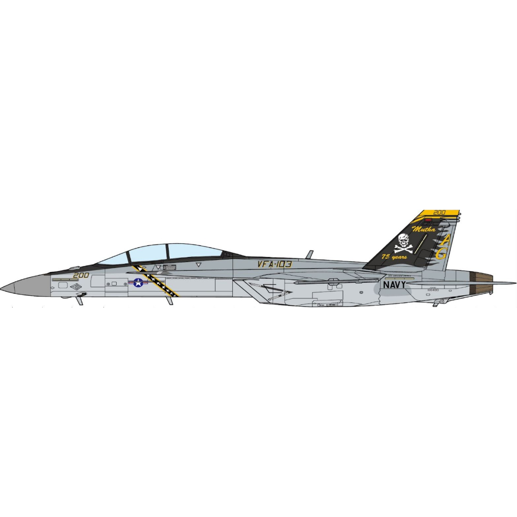 JC WINGS｜F/A-18F Super Hornet,U.S. NAVY, VFA-103, 2018,1/144