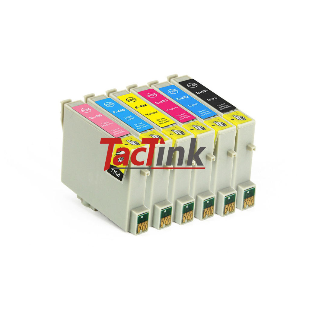 【TacTink】EPSON T049 相容墨水匣組合R210/R230/R310/R350/RX510/630/650