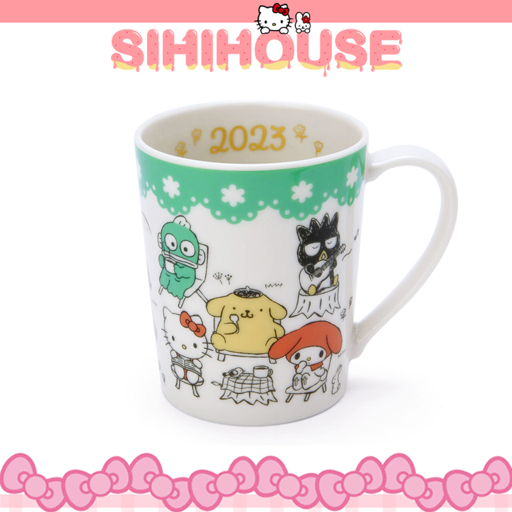 日製 三麗鷗大集合 陶瓷杯 2023 sanrio 三麗鷗 KITTY 凱蒂貓 布丁狗 美樂蒂 杯子 馬克杯 現貨 禮物