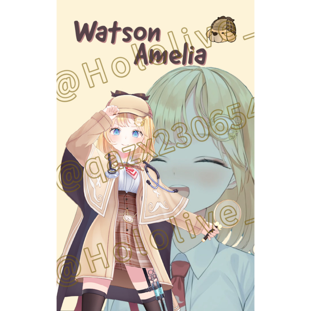 【 第一彈 】Hololive_Watson Amelia 華生 客製週邊/同人商品 悠遊卡/一卡通