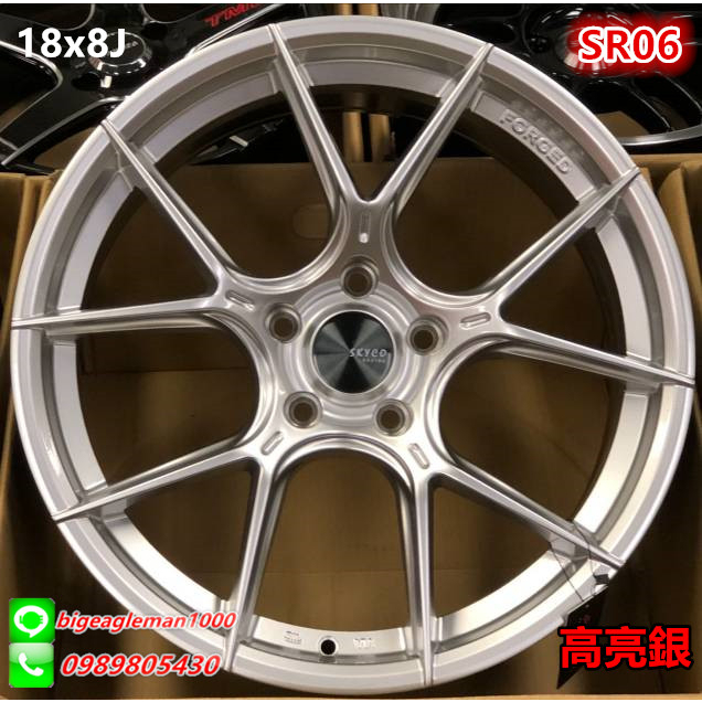 類 BBS 款 18吋 高亮銀 高亮黑款 5x114.3 5x112 CIVIC CAMRY GOLF SHARAN