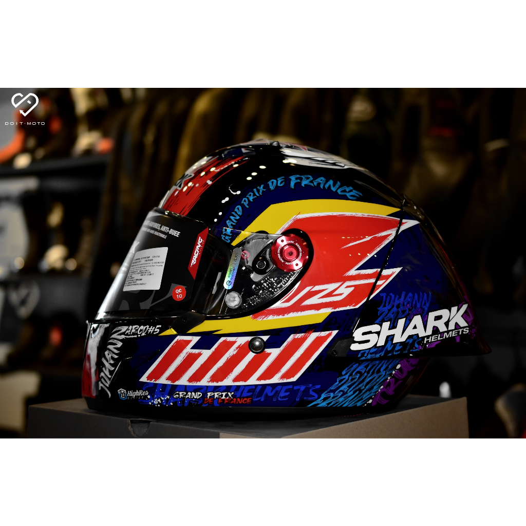 【DOIT迪宇】SHARK RACE-R PRO GP REPLICA ZARCO CHAKRA  全罩安全帽 大鴨尾