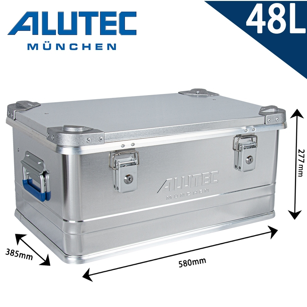 【CampingBar】德國ALUTEC 輕量化鋁箱 Industry 48L