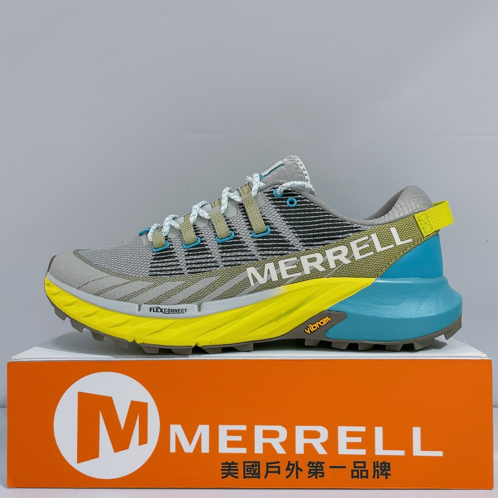 MERRELL AGILITY PEAK 4 男生 灰色 輕量 越野 黃金大底 登山鞋 健走鞋 ML067717