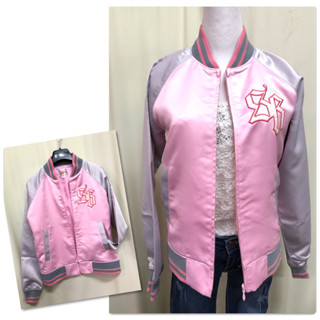 🎀二手衣倉🎀BOBSON 女款刺繡綢緞薄夾克AK0174