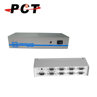 【PCT】1進8出 VGA 螢幕分配器 Splitter (MSV825)
