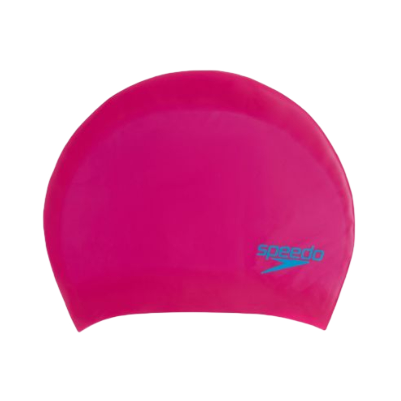 【GO 2 運動】Speedo 兒童 矽膠 泳帽 粉紅 Long Hair  游泳 戲水 2023 新品上市