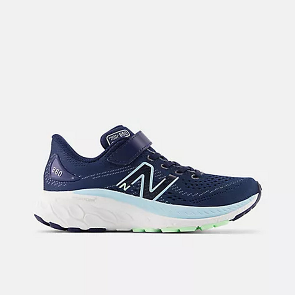 NEW BALANCE 慢跑鞋 運動鞋 860系列 中童 童鞋 PA860N13-W 深藍