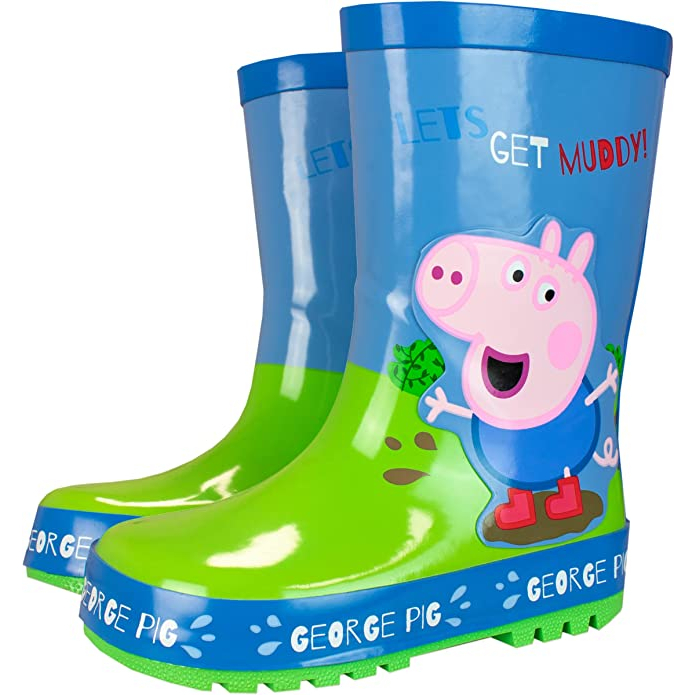 預購🚀正貨🚀英國專櫃 Peppa Pig 粉紅豬小妹 佩佩豬 兒童  喬治  雨鞋 兒童雨鞋  雨靴