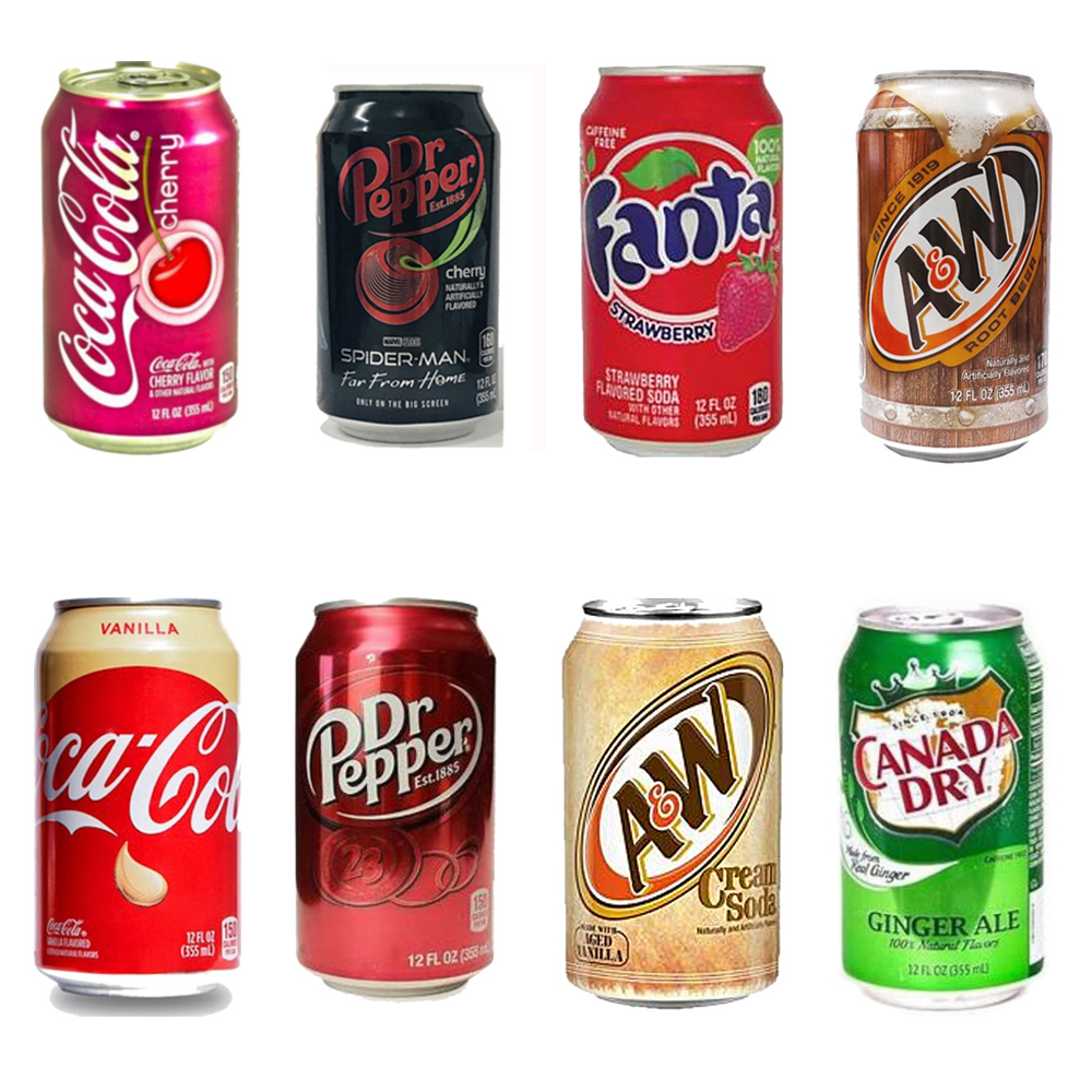 COCA COLA櫻桃可樂/Dr Pepper / A&amp;W麥根沙士 / CANADA DRY 【355MLX12瓶】