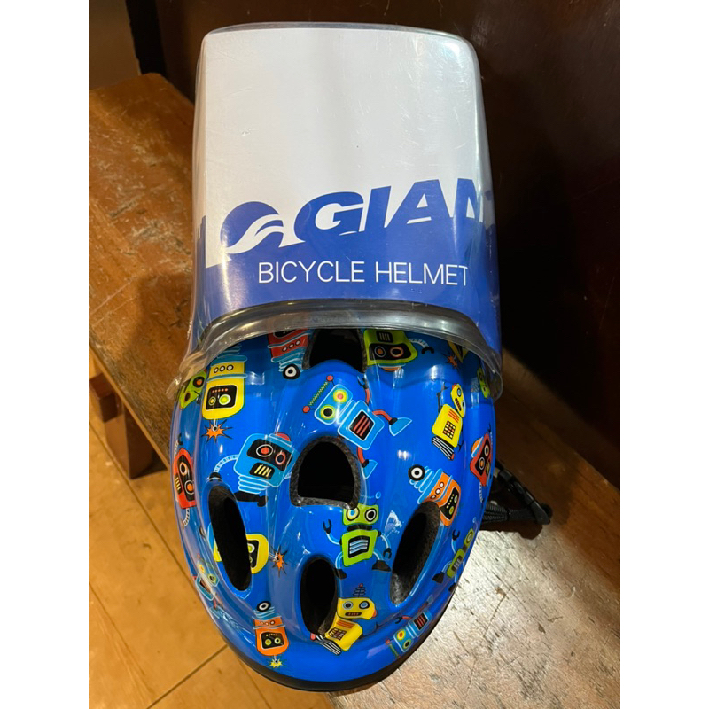 拜客先生－【GIANT】全新出清特價 捷安特 兒童護具組 兒童安全帽 搖滾機器人 52-56cm