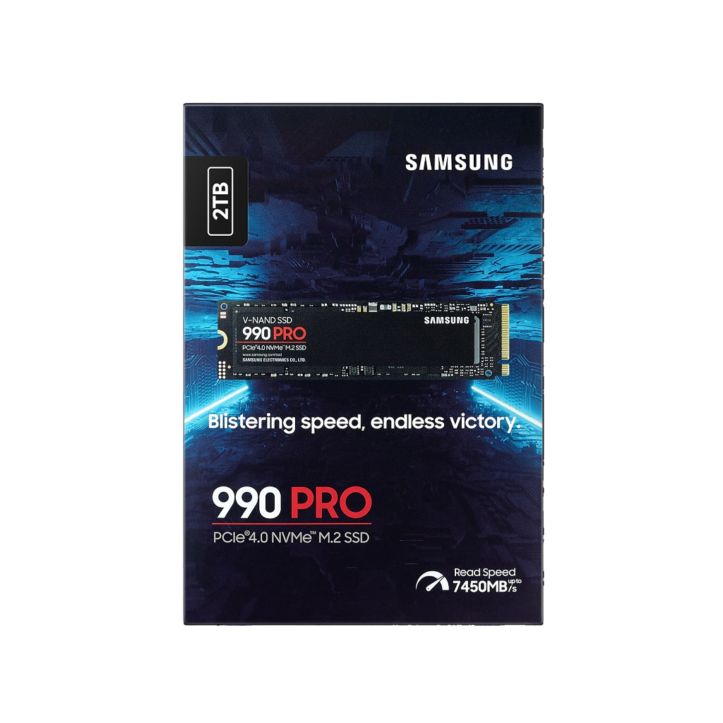 SAMSUNG 990 PRO 2TB MZ-V9P2T0BW M.2 PCIe 4.0 NVMe SSD 固態硬碟