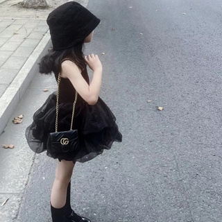 ♥️台灣現貨♥️女童洋裝 兒童洋裝 吊帶洋裝 夏季洋裝 黑天鵝洋裝 蓬裙
