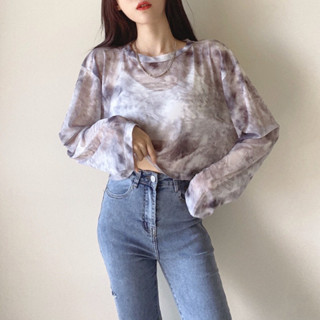 全新轉賣 渲染 罩衫 t 上衣 衣服 穿透