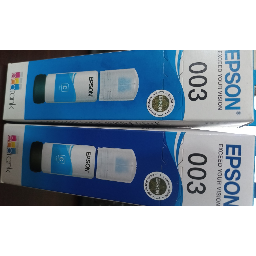 愛普生 EPSON 003墨水匣 彩色 原廠盒裝墨水 T00V200-400 L3110/L3150 藍紅黃