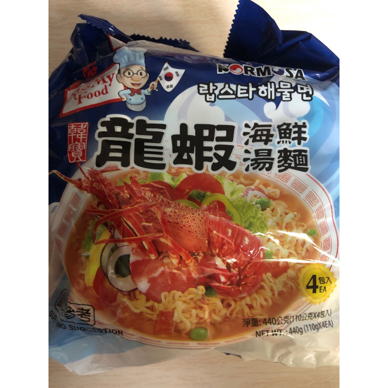 韓國 韓寶 龍蝦海鮮湯麵