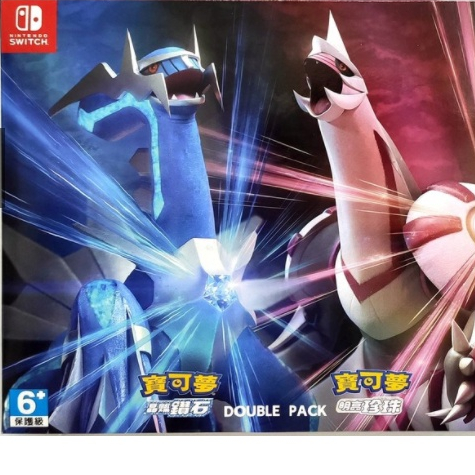 全新 -  NS Switch 寶可夢 晶燦鑽石 明亮珍珠 中文版 台灣代理貨 帝牙盧卡 帕路奇亞