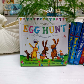 訂購贈音檔🍀英文繪本帶翻翻頁🍀We're going on an EGG HUNT🍀EASTER復活節主題繪本🍀缺書店