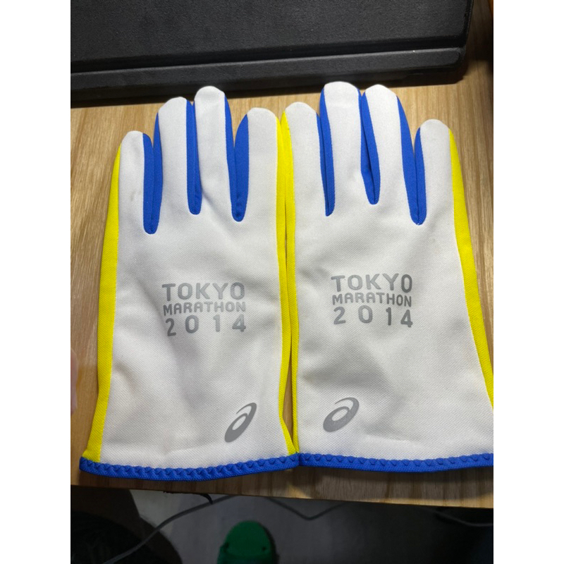 【Pimo 二手】2014年東京馬拉松紀念手套
