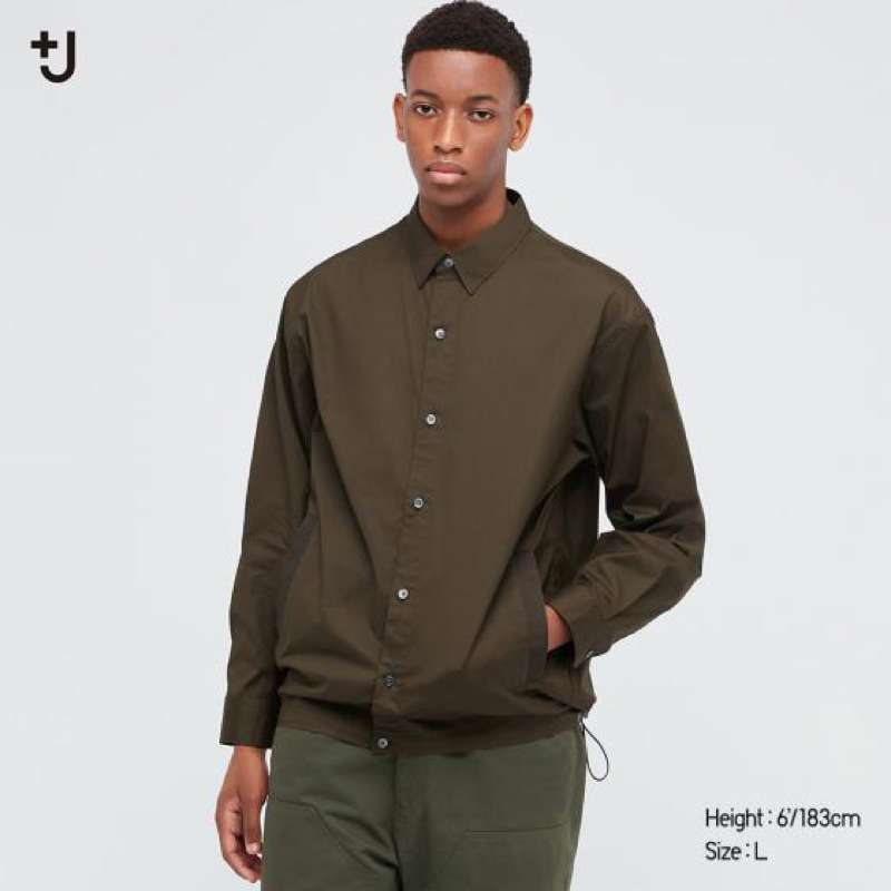 Uniqlo +J襯衫式布勞森外套