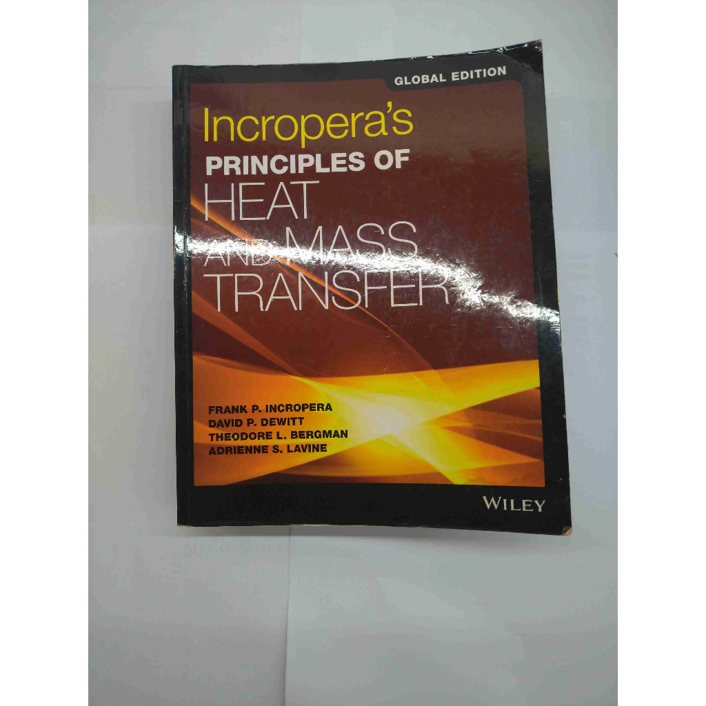 Incropera`s Principles Of Heat And Mass Transfer的價格推薦 - 2023年4月| 比價比個夠BigGo
