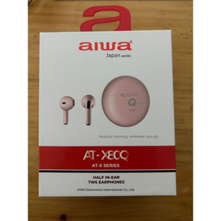 aiwa 日本愛華:真無線藍牙耳機 (AT-X80Q) 粉~極輕！