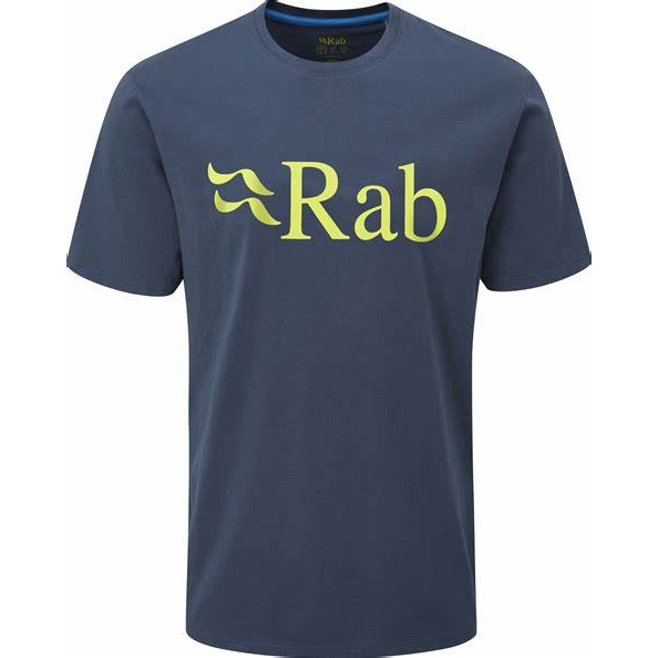 *過季出清*(男)【RAB】Stance Logo Tee 透氣短袖有機棉T恤 Logo T-藍 RQCB08DI