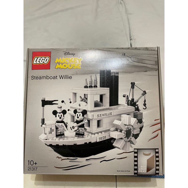 二手 LEGO 樂高 21317 Disney 米奇 米妮 汽船威利號 Steamboat Willie 現貨