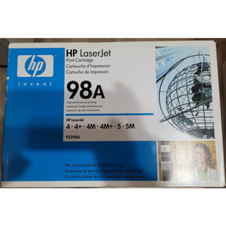HP LaserJet 黑色原廠碳粉匣 98A (92298A)