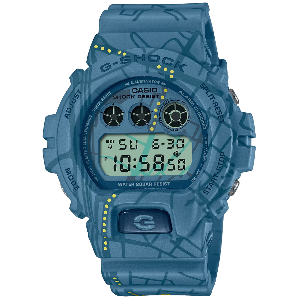 【聊聊甜甜價】CASIO G-SHOCK 日系街頭 時尚電子腕錶 DW-6900SBY-2