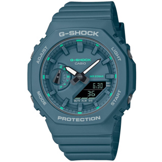 【聊聊甜甜價】CASIO G-SHOCK 農家橡樹 簡約雙顯腕錶 GMA-S2100GA-3A