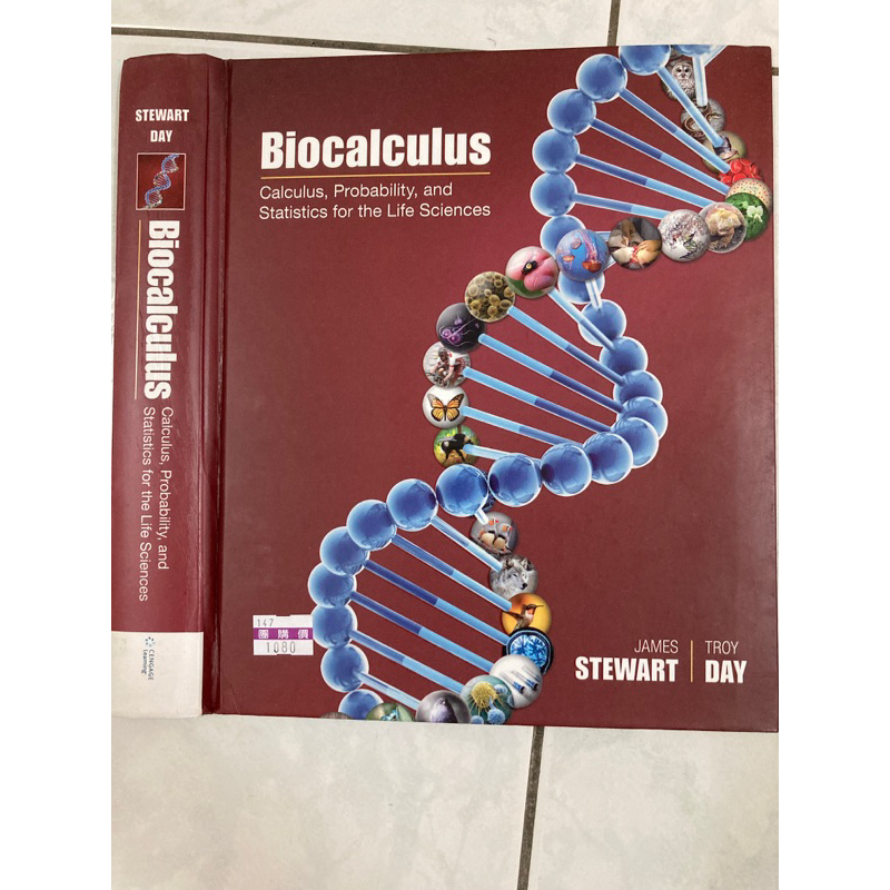 Biocalculus 微積分 生物統計原文書