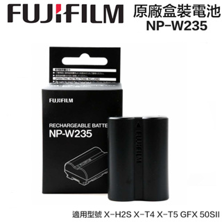 【攝界】現貨 Fujifilm 富士原電 NP-W235 原廠電池 X-H2S XT4 XT5 GFX 50SII