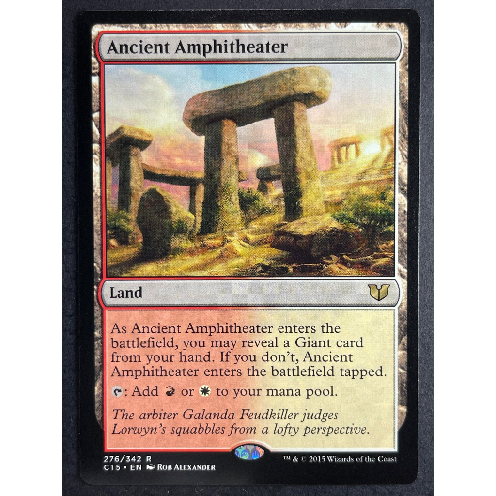 [Lucky] 🌸魔法風雲會 MTG🌸 指揮官禮盒 (C15) 遠古階梯劇場 Ancient Amphitheater