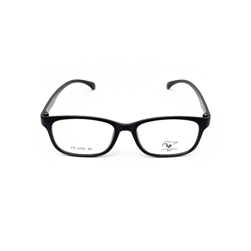 【全新特價】FORD MUSTANG 福特野馬 FD3706 B2 塑鋼鏡框眼鏡 光學鏡架 黑色
