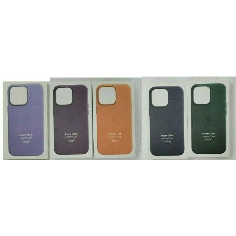 蘋果原廠皮革保護殼iPhone 13 mini Pro Max用《台北快貨》Apple Leather Case真皮套