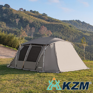 KAZMI】KZM GEOPATH摩卡黑森林別墅帳 K9T3T005 戶外.登山.露營.帳篷.天幕帳.客廳帳.