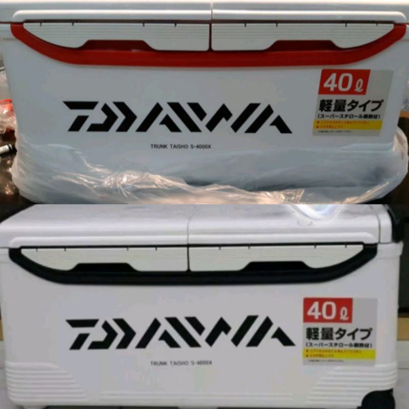 釣魚 40L 冰箱釣魚爆桶保冷48小時耐壓抗熱雙開 附內盒背帶 可拖提拉