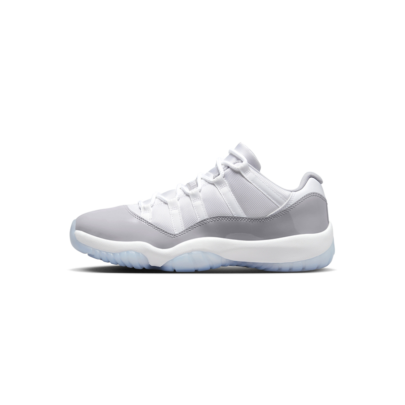 Air Jordan 11 中童鞋 休閒鞋 Low Cement Grey PS 灰水泥 漆皮 505835-140