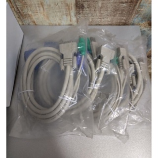 //出清// PS/2+USB+KVM Cable 介面切換器連接線 PS2 USB KVM連接線/傳輸線 (全新）