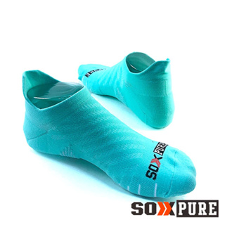【SOXPURE】女銀纖維輕壓力螺旋襪『薄荷綠』SP1029