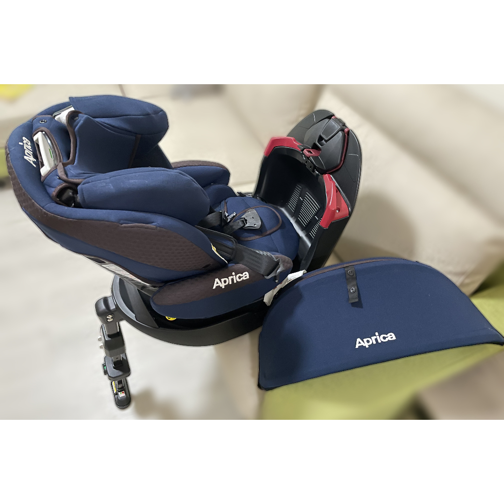 used Aprica 可平躺汽座 Fladea Grow HIDX 21699 (NV) 巧克藍 Car Seat