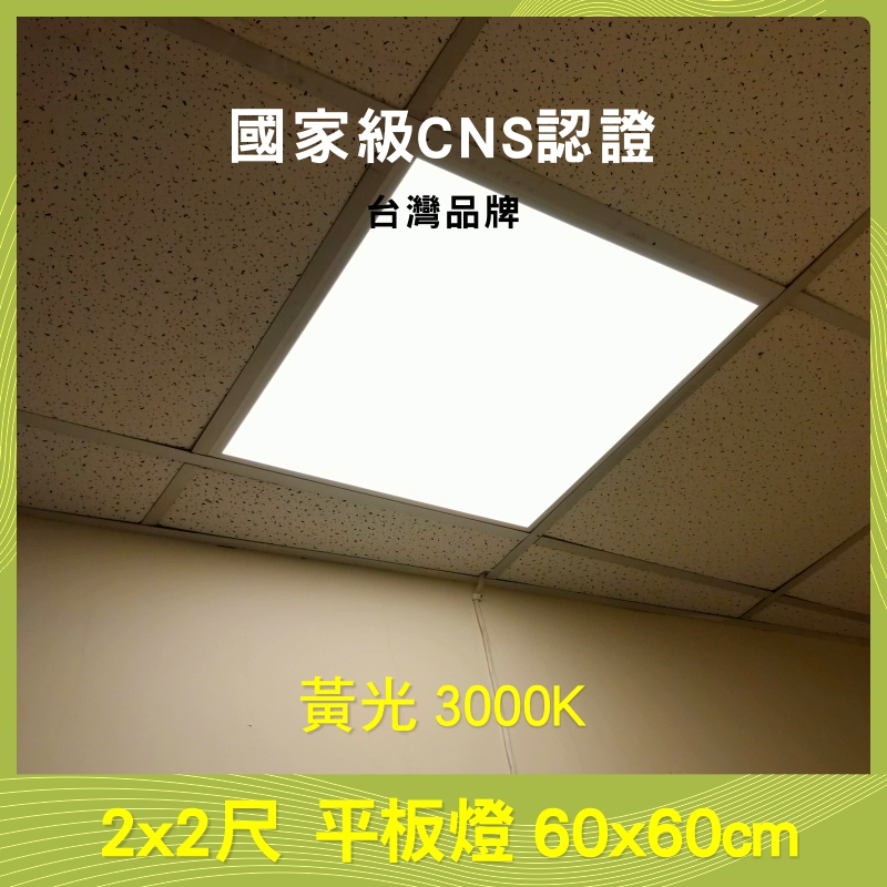 【LED燈】國家級CNS認證 平板燈 (直下式發光) 輕鋼架燈 崁燈 吸頂燈 2x2尺 60x60cm