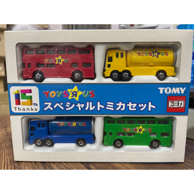 TOMICA  多美 盒組 玩具反斗城 雙層巴士 貨車 舊藍標