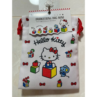 Hello Kitty drawstring bag mini 束口袋 收納袋 化妝包