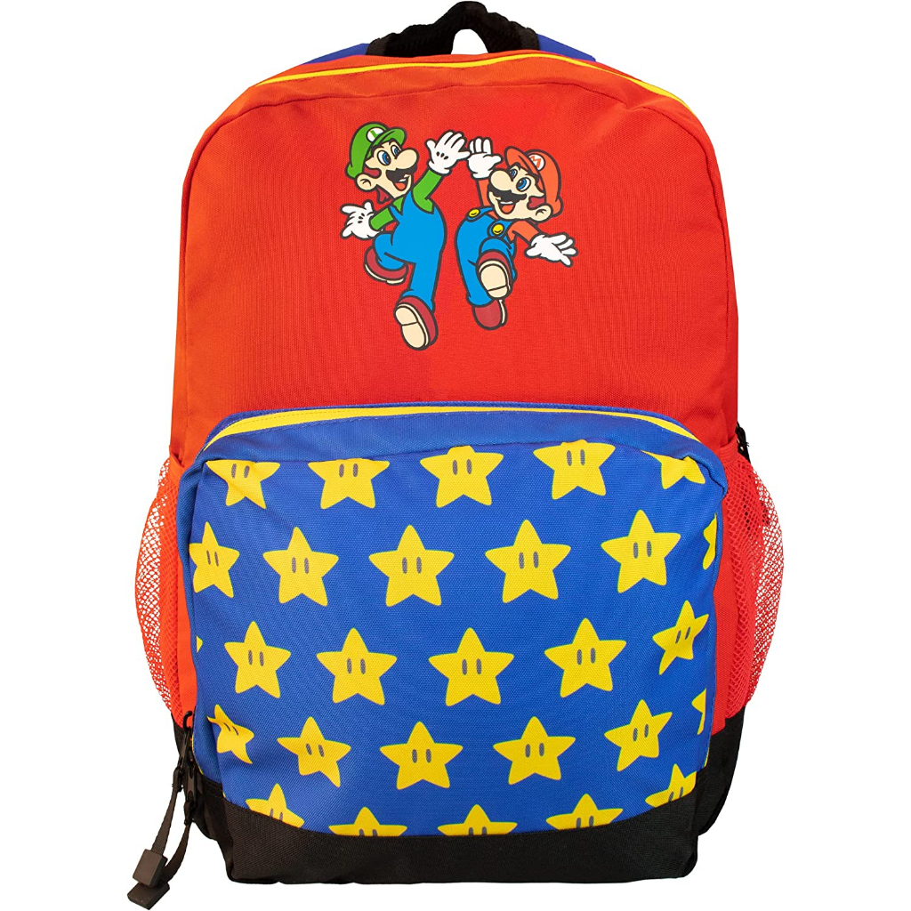預購👍正版空運👍美國代購 任天堂 超級瑪利歐 MARIO 路易吉 兒童 男童 書包 後背包    背包