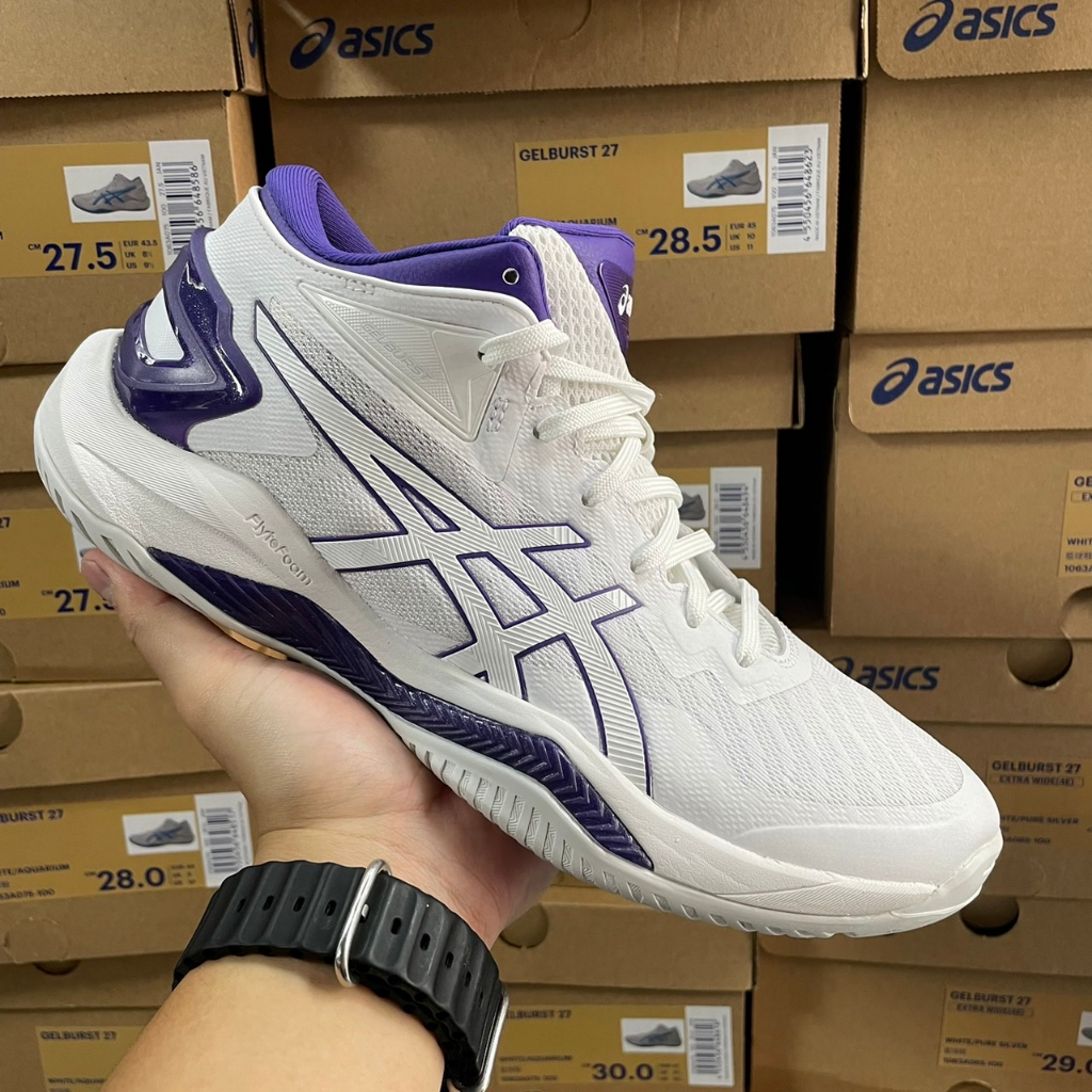 ASICS 亞瑟士 GELBURST 27 白紫籃球鞋 1063A066-101