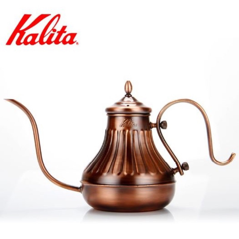 日本 Kalita  銅壺 細口壺 宮廷壺 手沖壺 手沖咖啡 (900ml) 。2手